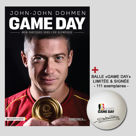 Pack Game Day - John-John Dohmen : livre + balle édition limitée